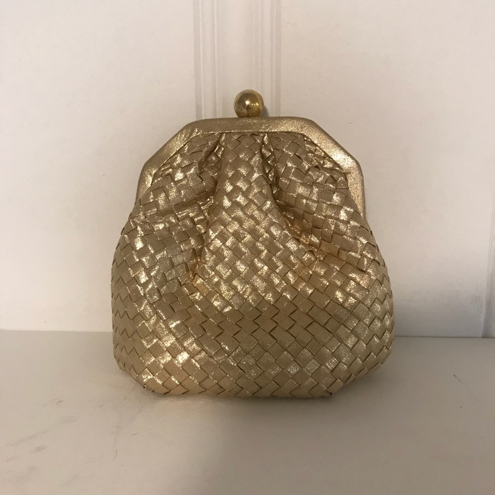 Vintage La Regale Gold Evening Purse / Clutch - Picture 2 of 3